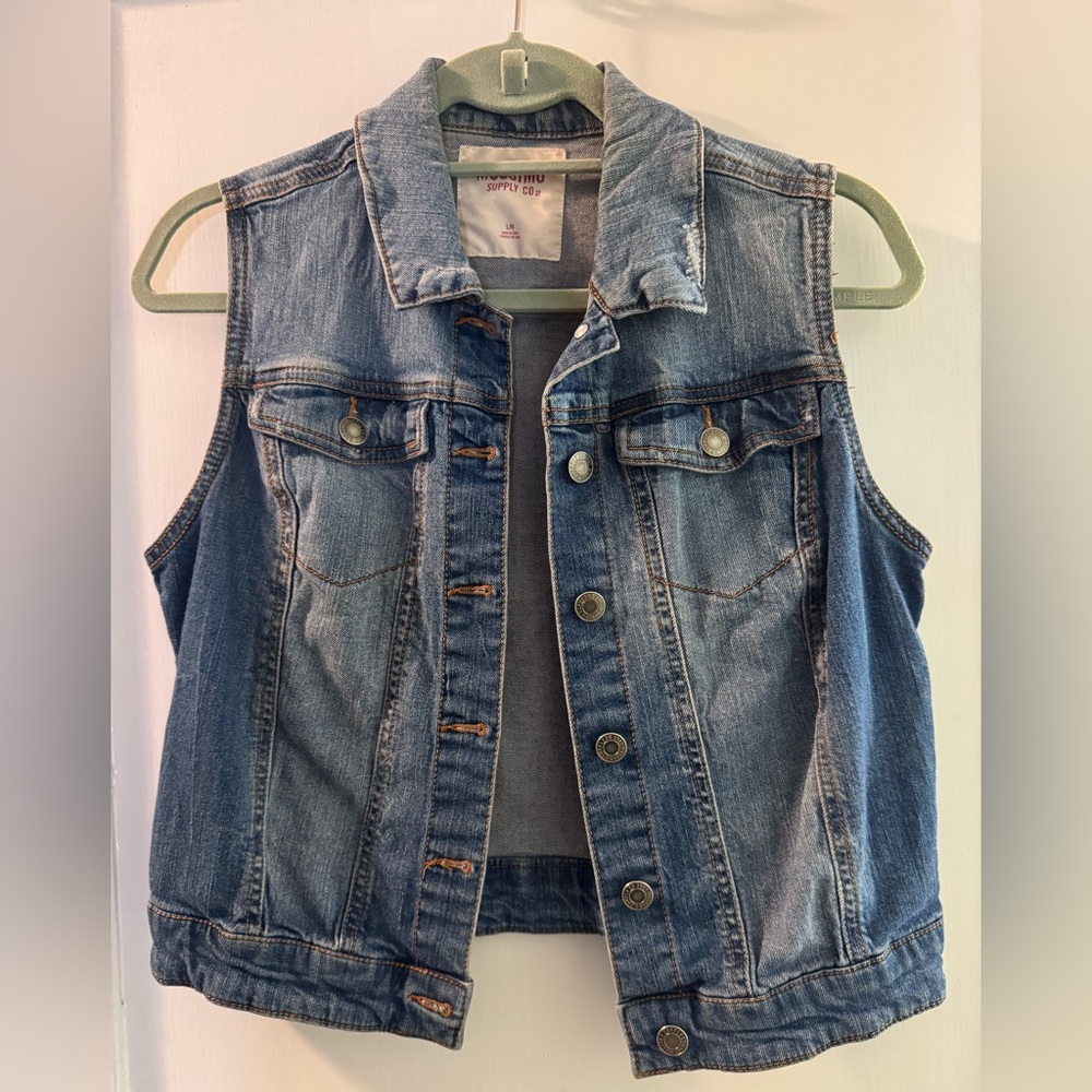 Mossimo Supply Co. Blue Jean Vest